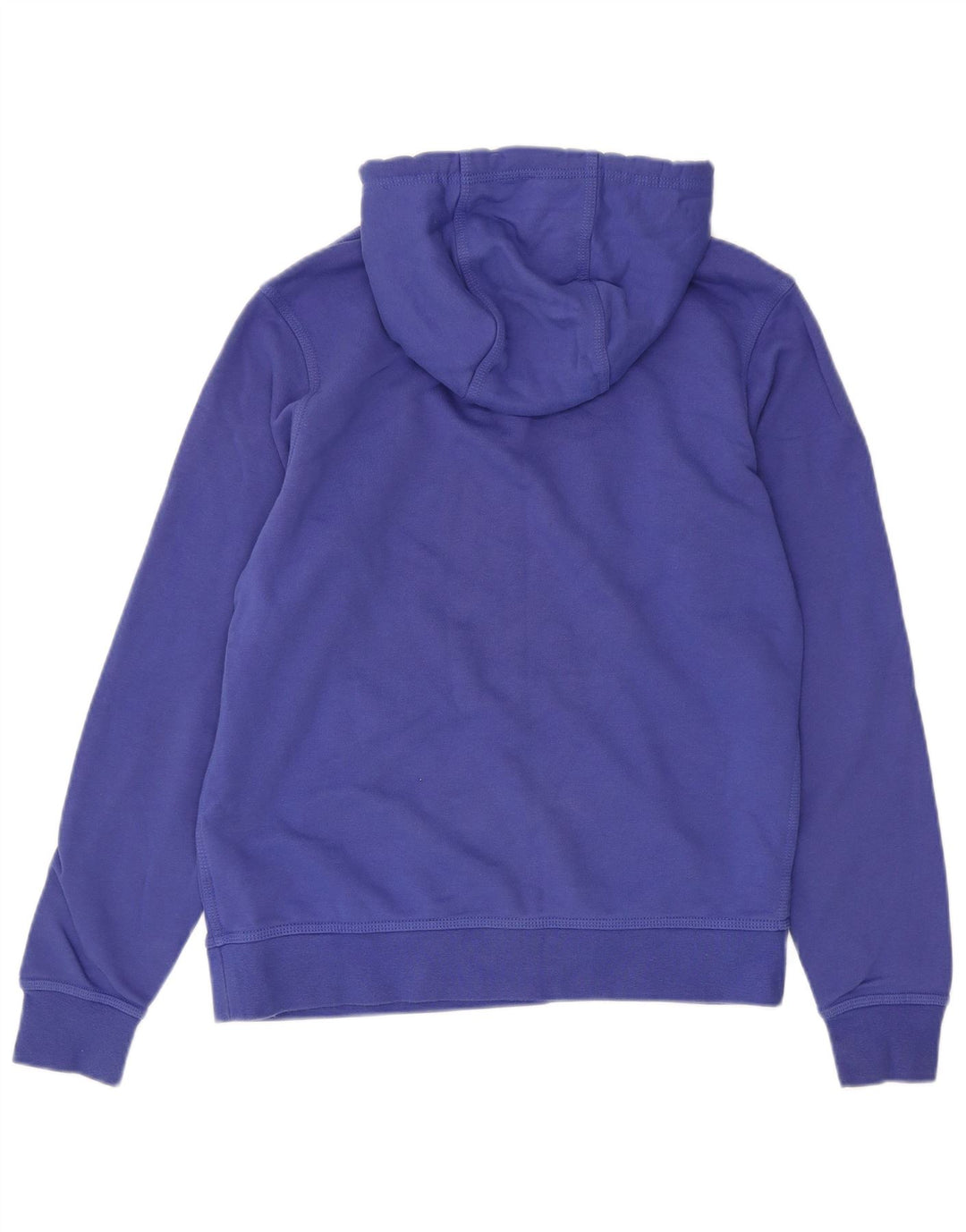 Felpa con cappuccio grafica Nike da uomo in cotone blu medio
