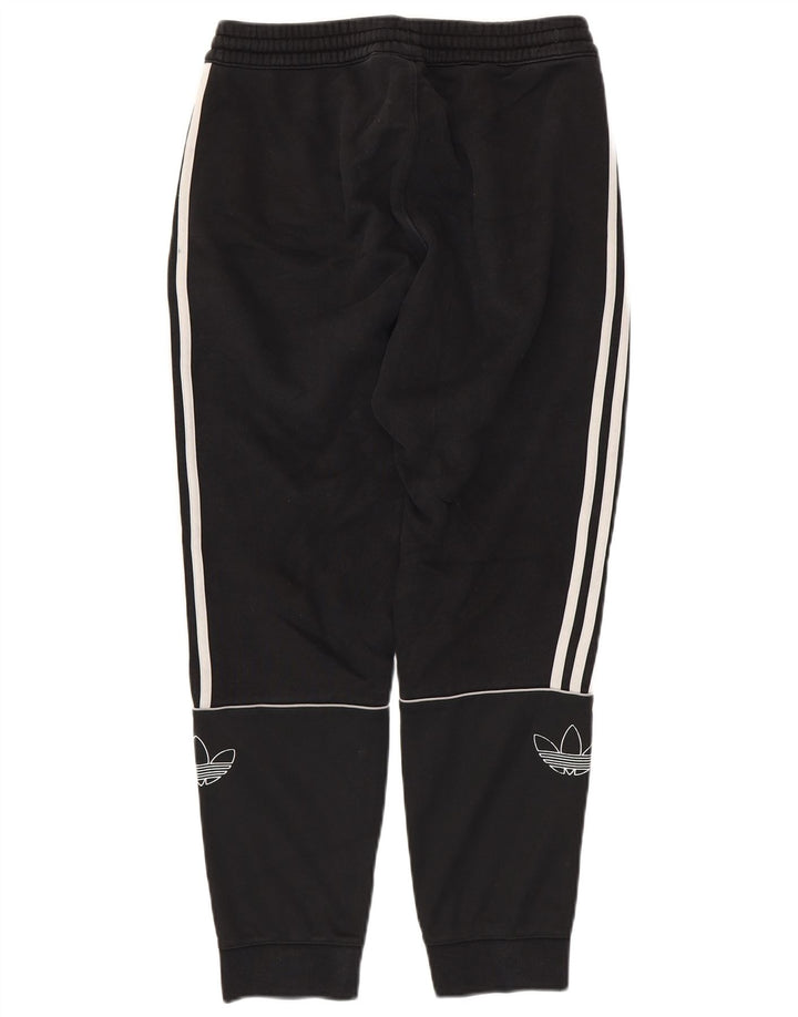 Pantaloni da tuta con grafica ADIDAS da uomo Joggers medio cotone nero