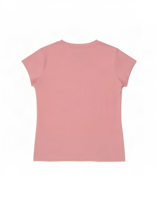 T-shirt grafica per ragazze Champion Top 12-13 anni in poliestere rosa