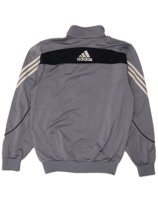 Giacca da ginnastica grafica da uomo ADIDAS UK 36/38 Small Grey Colourblock