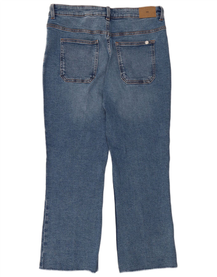 Jeans dritti da donna Zara EU 42 Large W32 L27 Blu