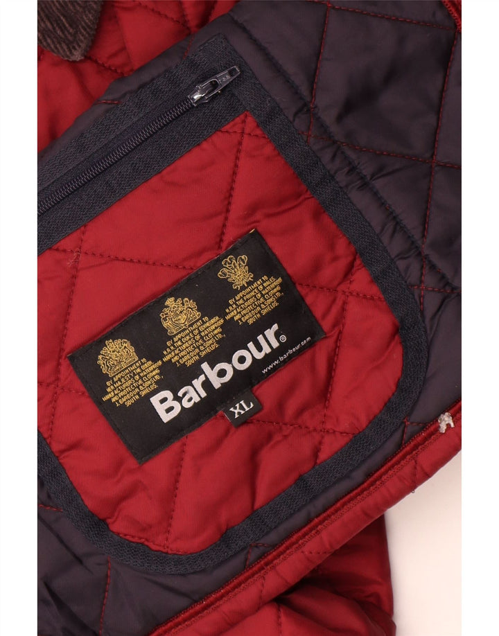 Giacca trapuntata per ragazzi Barbour 12-13 anni XL Borgogna