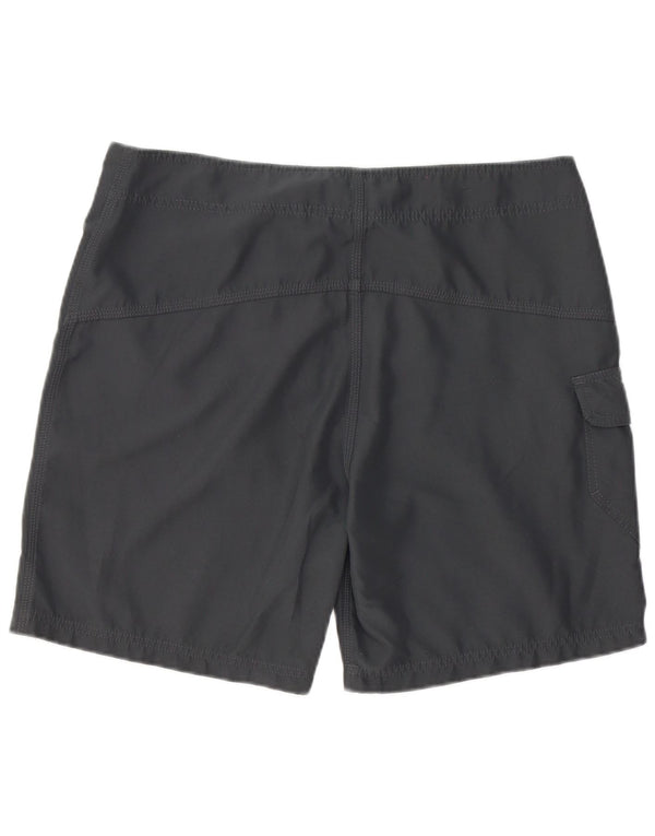 Pantaloncini da bagno da uomo Hurley grandi in poliestere grigio