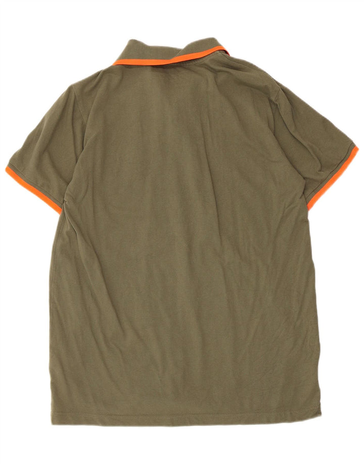 Polo da uomo Marlboro Classics XL in cotone kaki