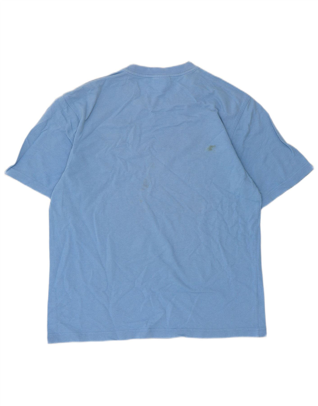 T-shirt da uomo Lacoste taglia 4 in cotone blu medio