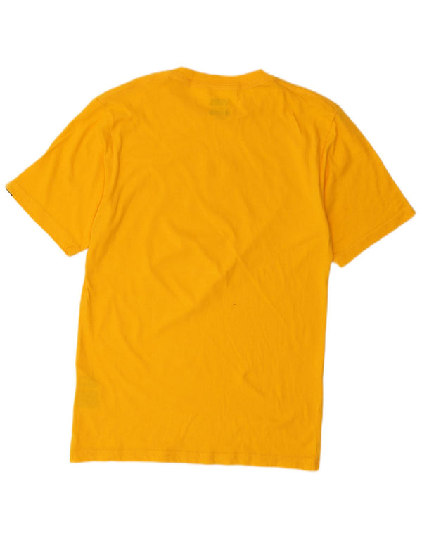 T-shirt grafica da bambino Vans Classic Fit 14-15 anni XL in cotone giallo