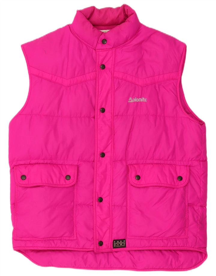 Gilet imbottito da uomo Dolomite UK 40 grande rosa