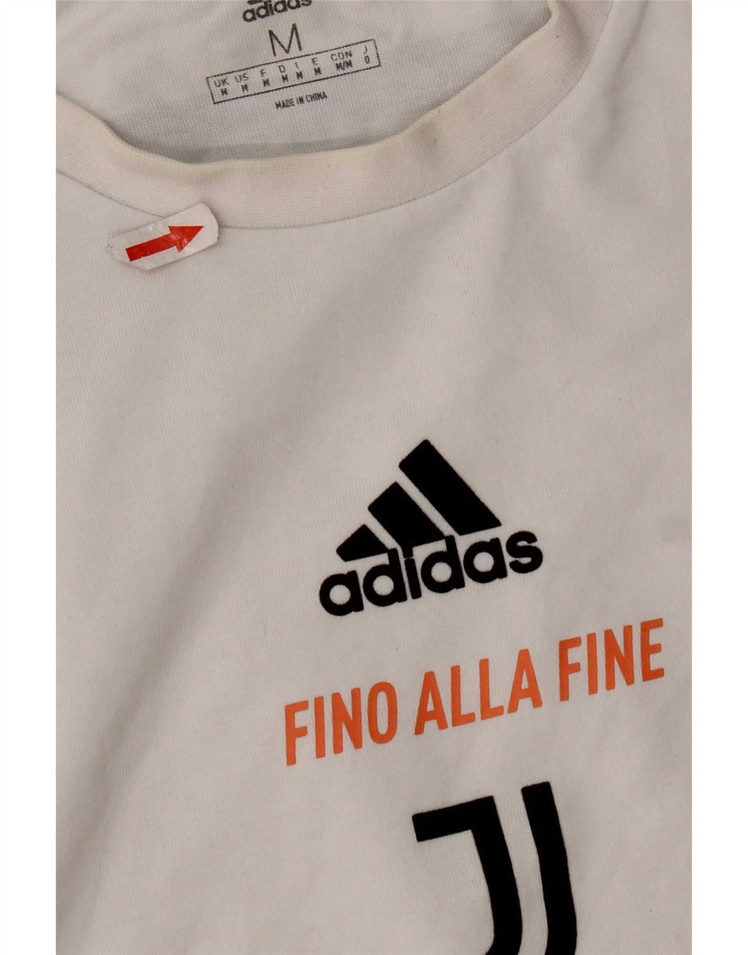 Adidas Uomo Juventus Graphic Top Manica Lunga Bianco Medio