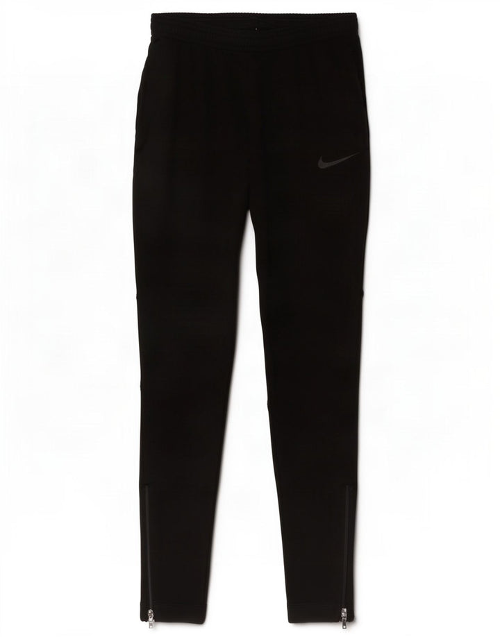 Pantaloni della tuta da ragazzo Nike 10-11 anni poliestere nero medio