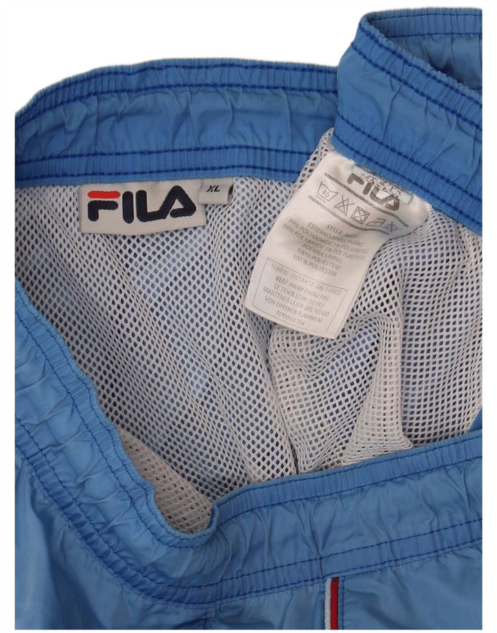 Pantaloncini da bagno Fila da uomo XL blu in poliammide