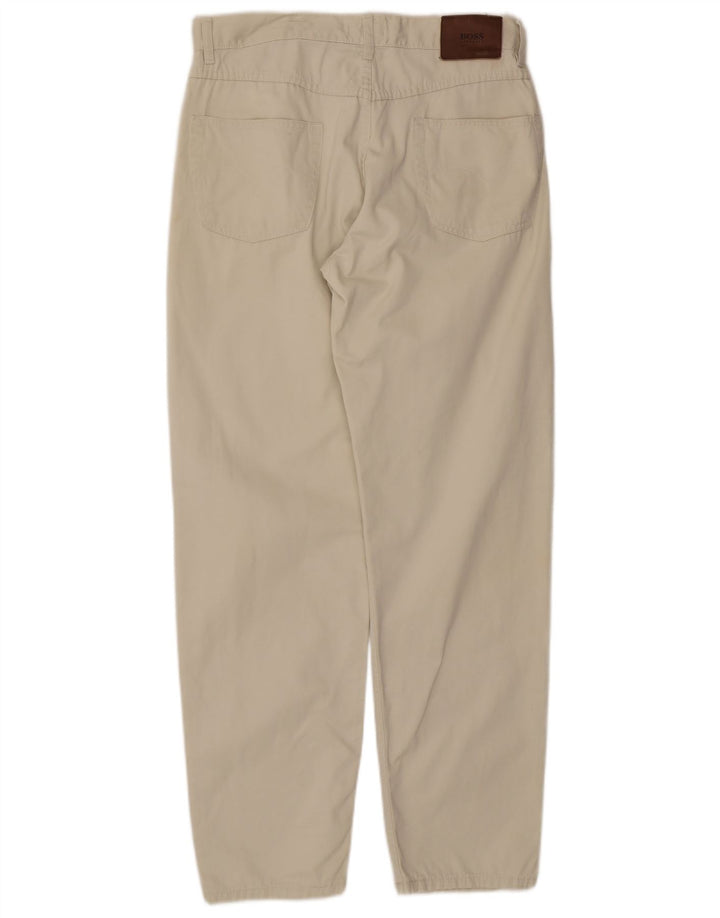 Jeans affusolati Arkansas da uomo HUGO BOSS W34 L32 cotone bianco