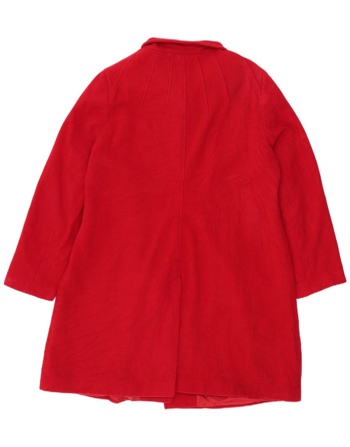 Soprabito da donna John Lewis UK 18 XL lana rossa
