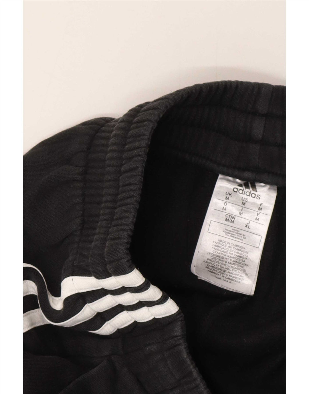 Pantaloni da tuta da uomo Adidas Joggers medio cotone nero