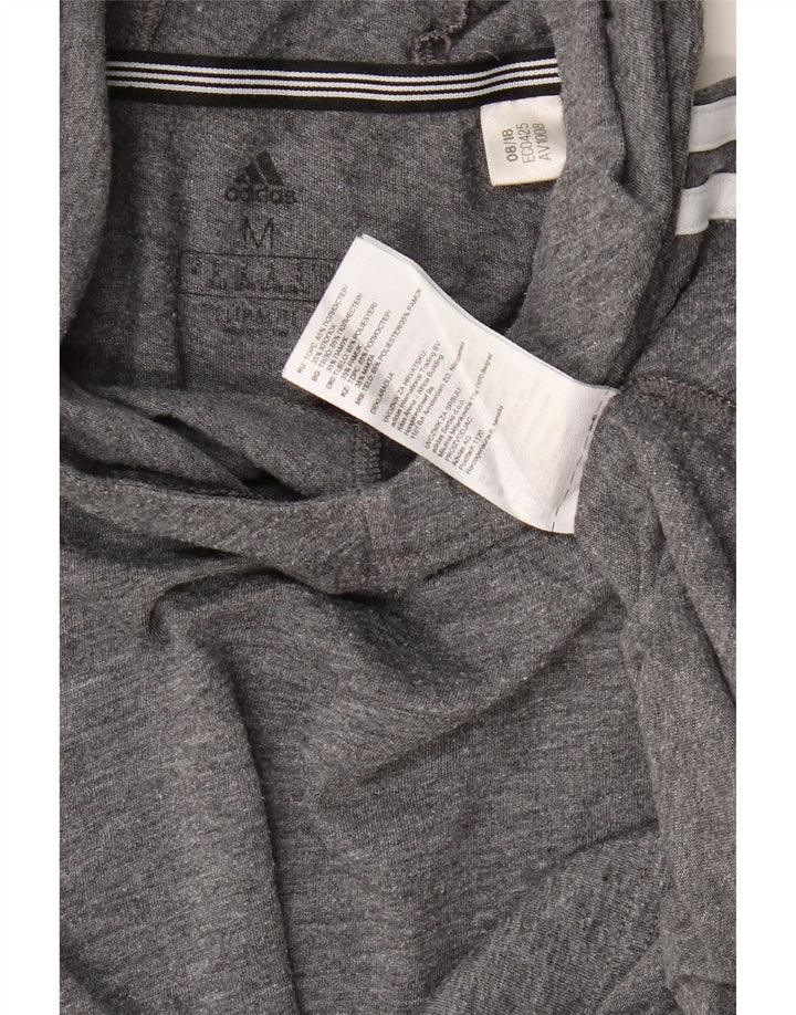 Maglione con cappuccio Climalite da donna ADIDAS UK 12/14 Poliestere grigio medio