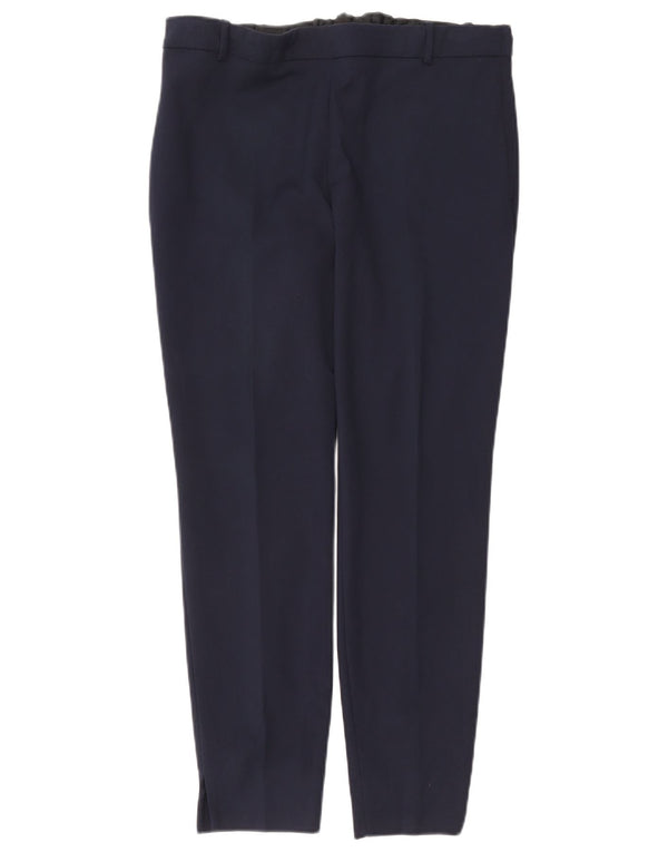 Pantaloni chino slim da donna Zara XL W32 L29 Blu navy
