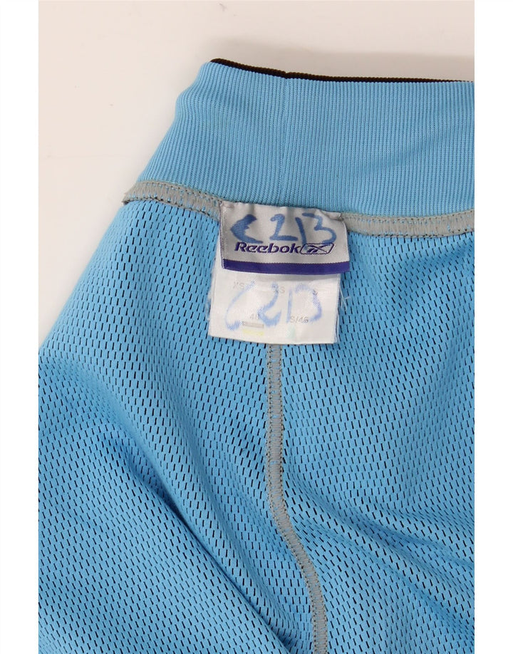 Pantaloncini sportivi Reebok da uomo Small blu navy color block