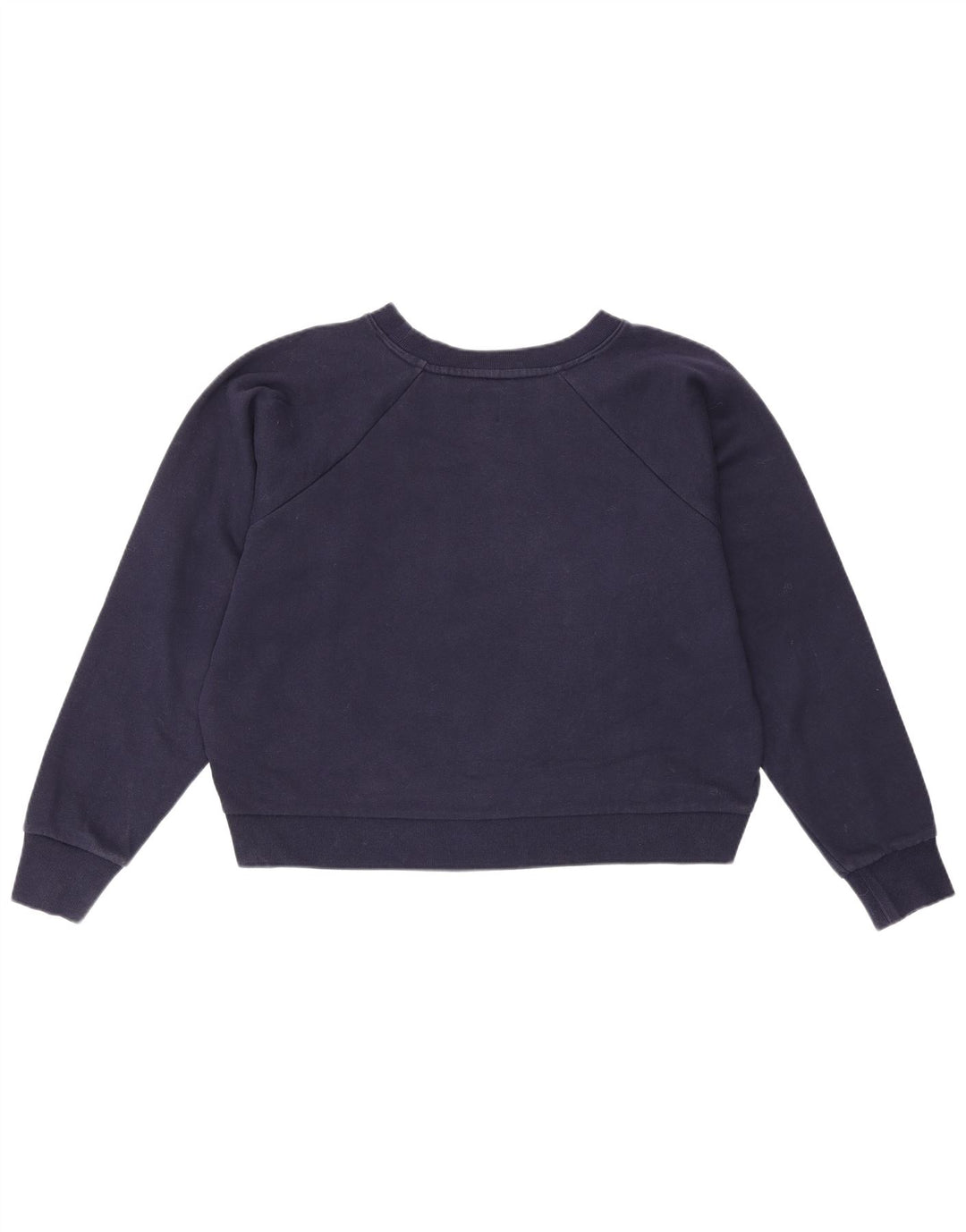 Gap Donna Crop Graphic Felpa Oversize Maglione UK 10 Small Blu Navy