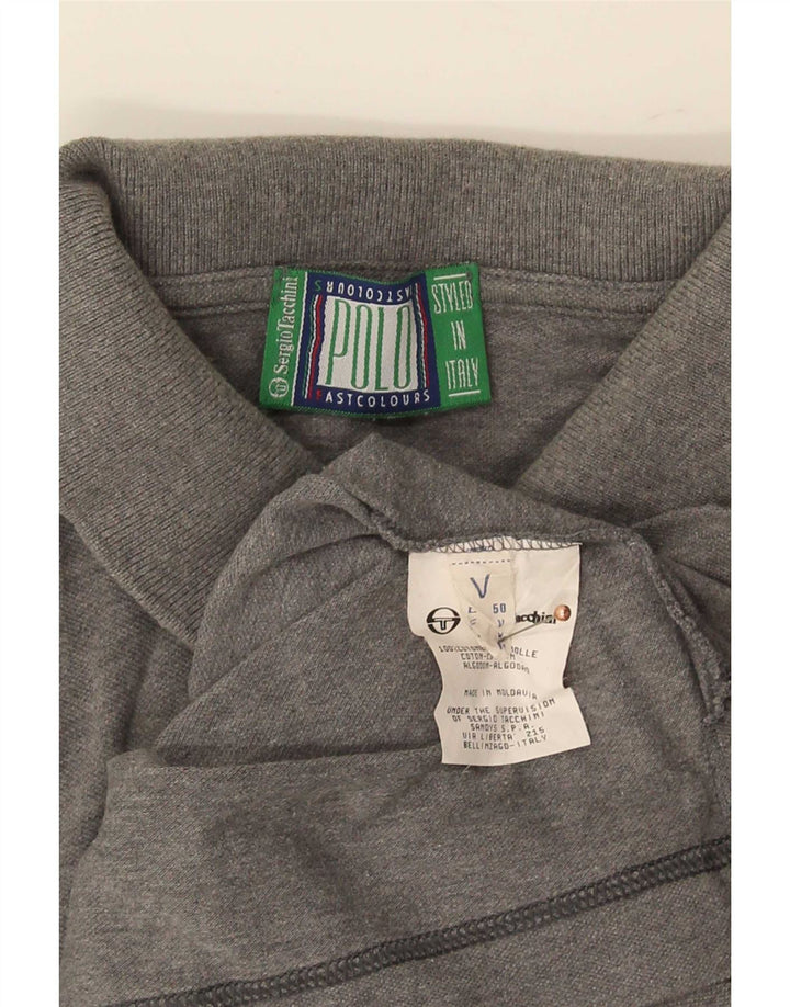 Polo Uomo Sergio Tacchini IT 50 Cotone Grigio Medio
