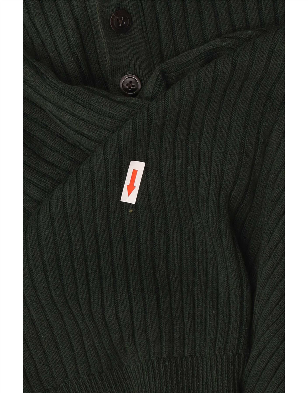 Maglione da uomo Nautica con collo a bottoni, grande cotone verde