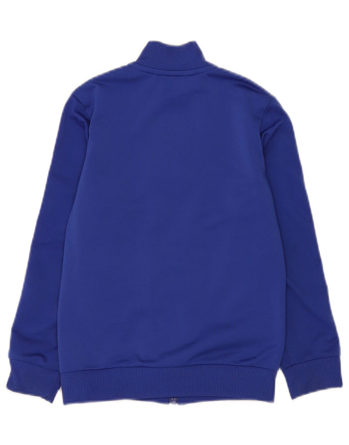 Giacca da tuta da ragazzo Adidas 7-8 anni in poliestere color block blu