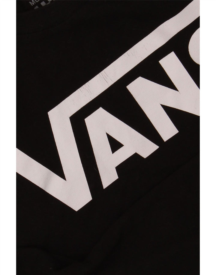 T-shirt grafica da donna Vans UK 14 media nera