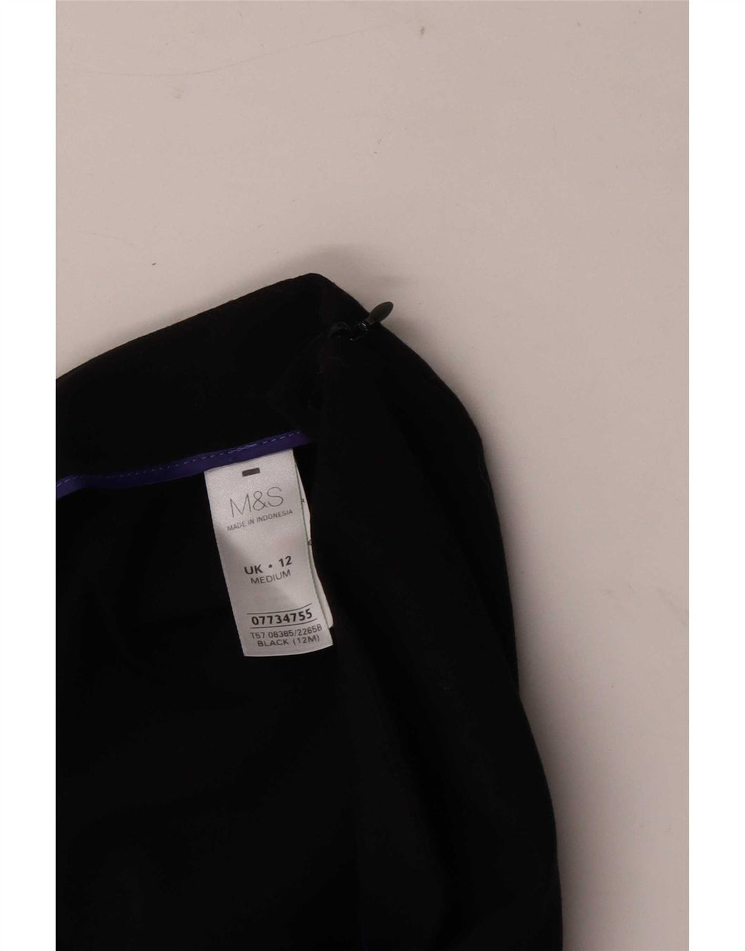 Pantaloni da abito Bootcut da donna Marks & Spencer UK 12 Medio W32 L30 Nero