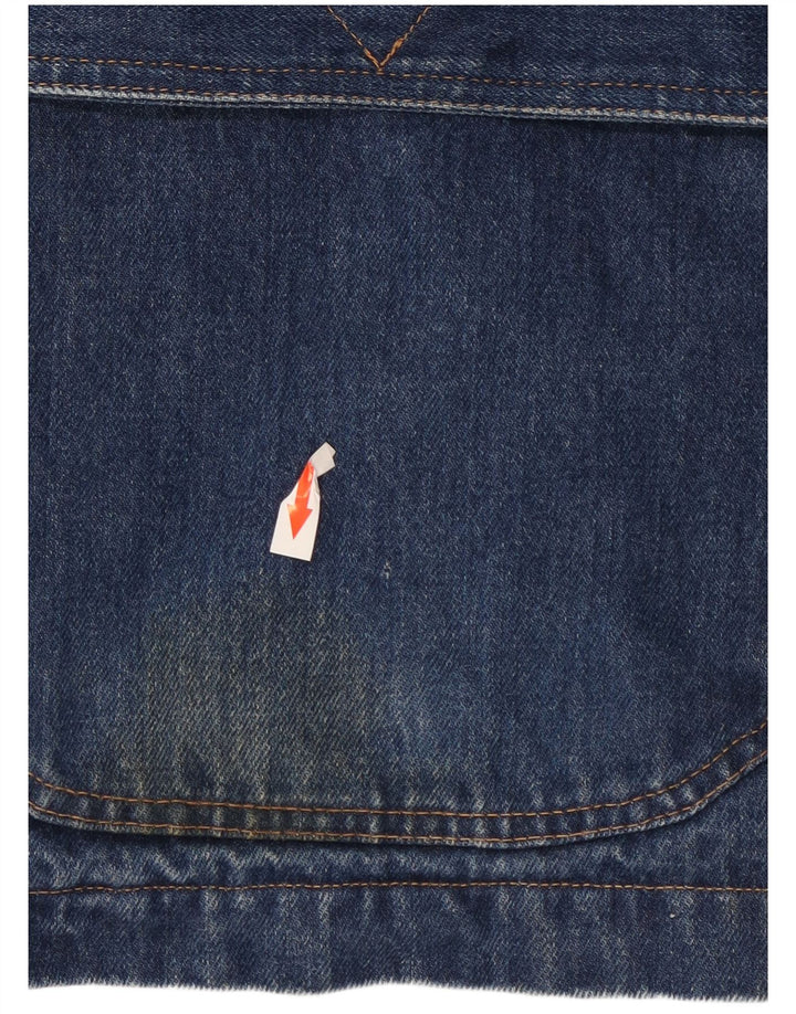 Giacca di jeans vintage da uomo UK 44 2XL Blu