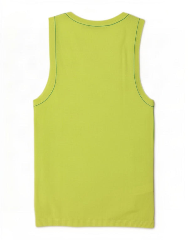 Canotta da donna Zara UK 12 in viscosa verde medio