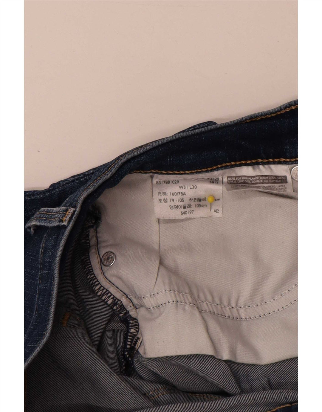 Levi's Donna 312 Shaping Slim Jeans W31 L30 Blu Navy