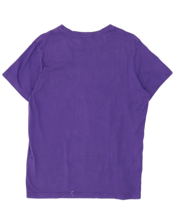 T-shirt grafica da donna Diesel Top grande viola classico