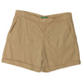 Pantaloncini chino da donna BENETTON W34 grandi gialli