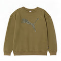 Felpa grafica da uomo Puma Felpa XL in cotone kaki