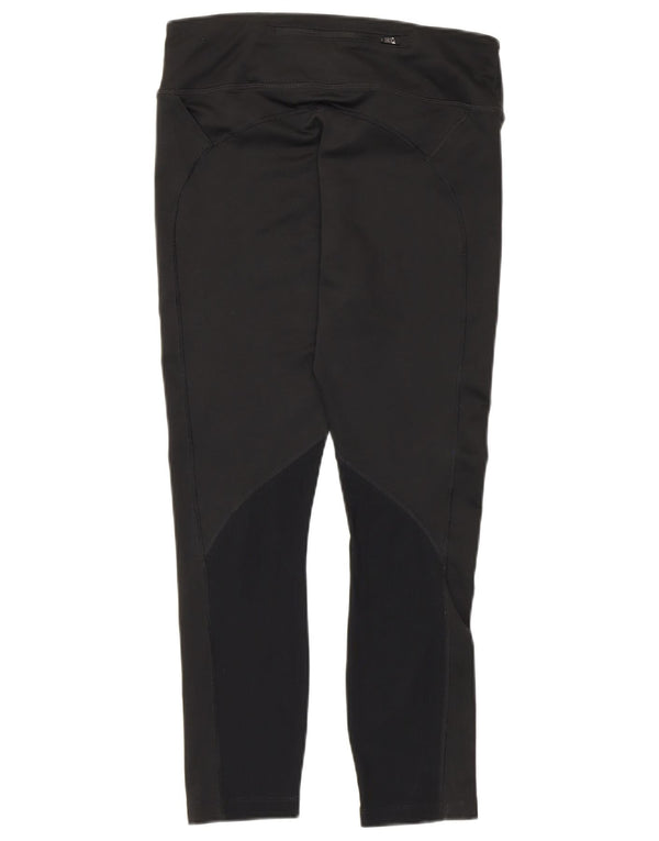 Leggings Nike Dri Fit Crop da donna UK 12 medio nero poliestere