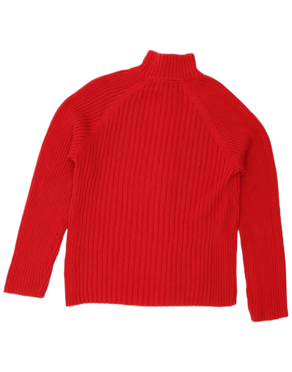 Maglione cardigan da donna Tommy Hilfiger UK 20 2XL cotone rosso