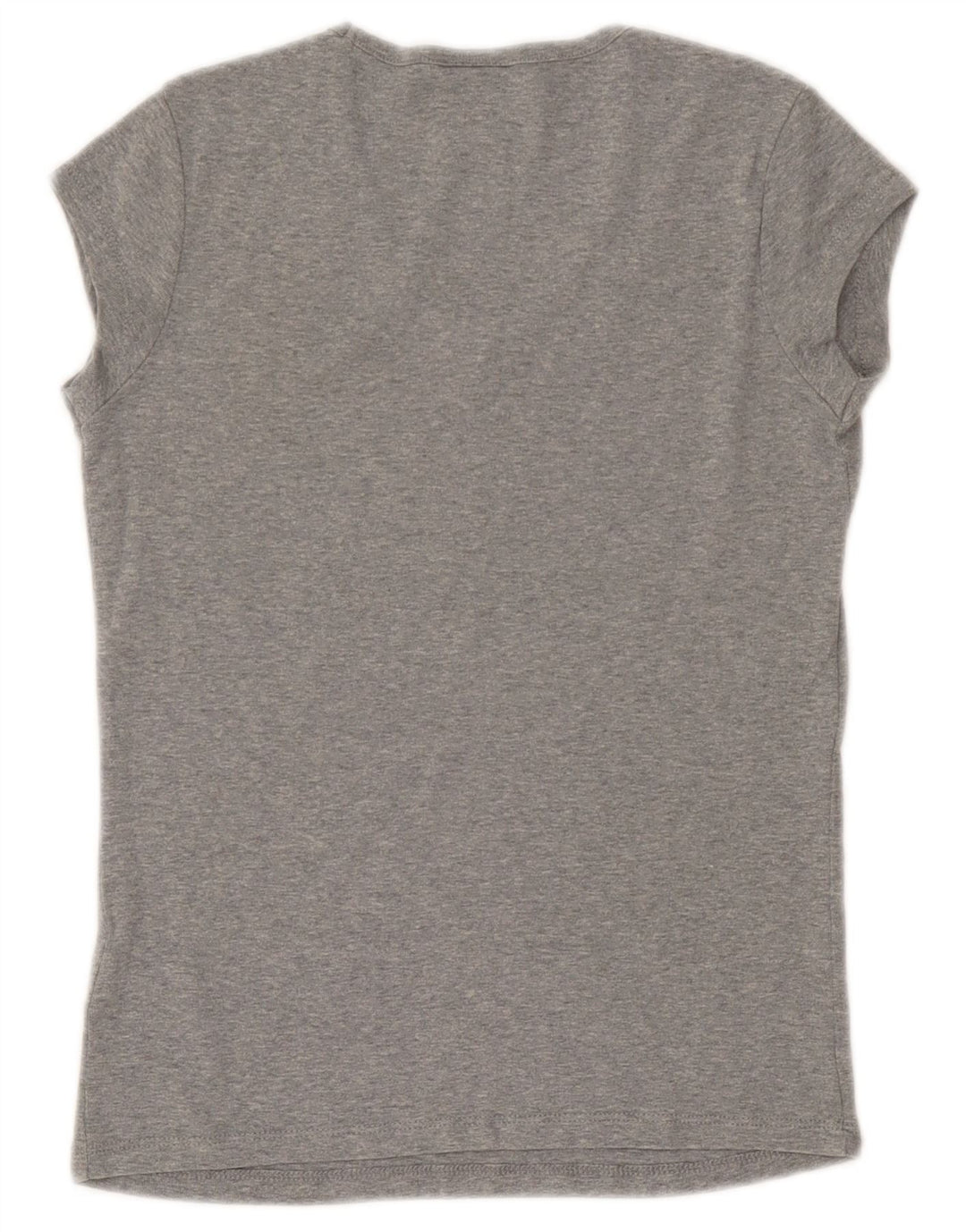 T-shirt da donna Nike Top UK 10/12 cotone screziato grigio medio