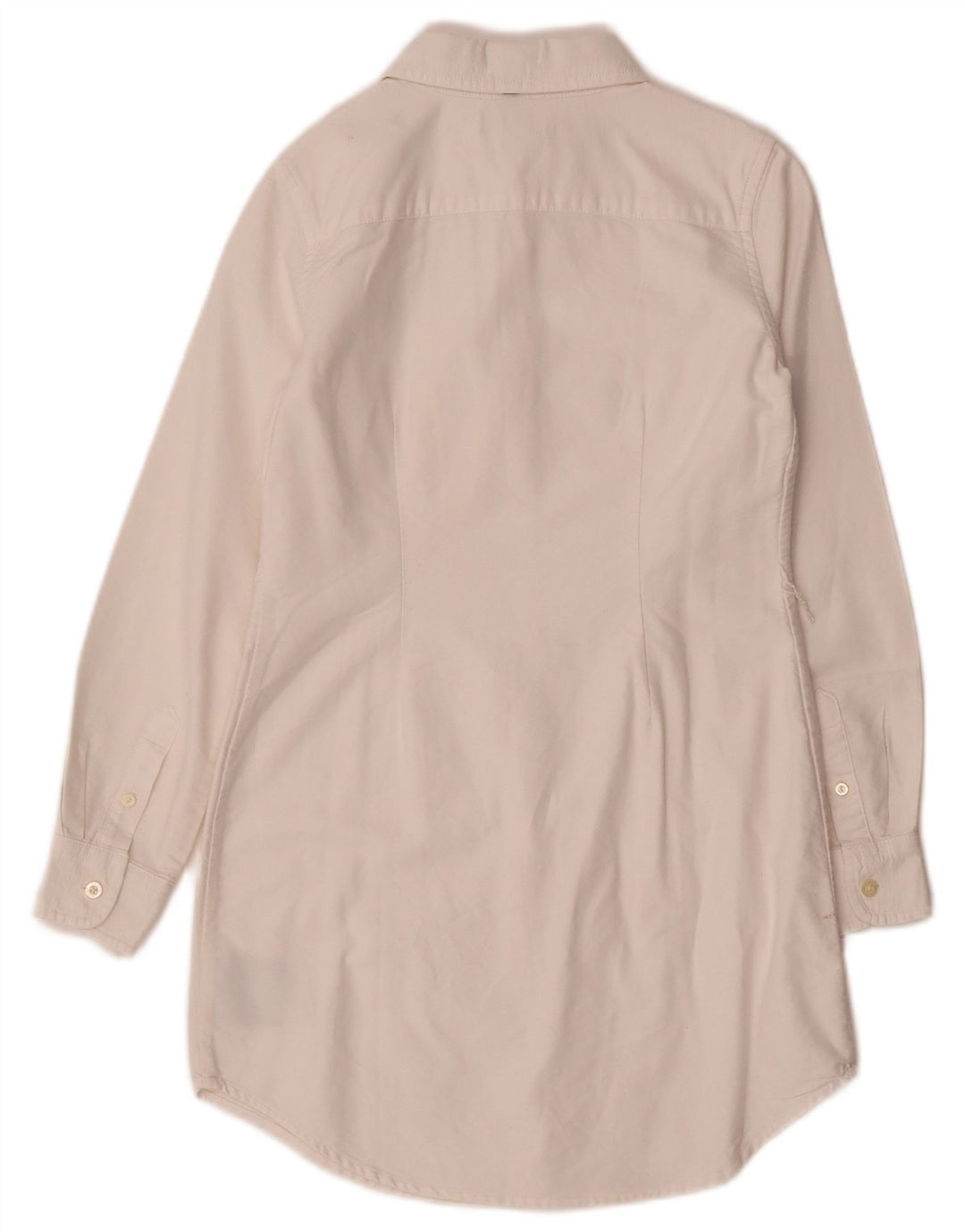 RALPH LAUREN Abito chemisier per bambina 7-8 anni in cotone bianco