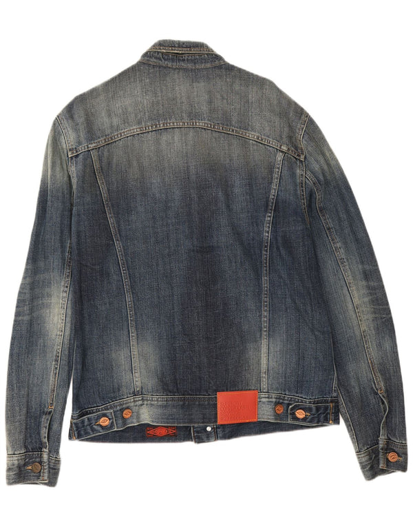 Giacca di jeans da uomo Superdry UK 42 XL cotone blu