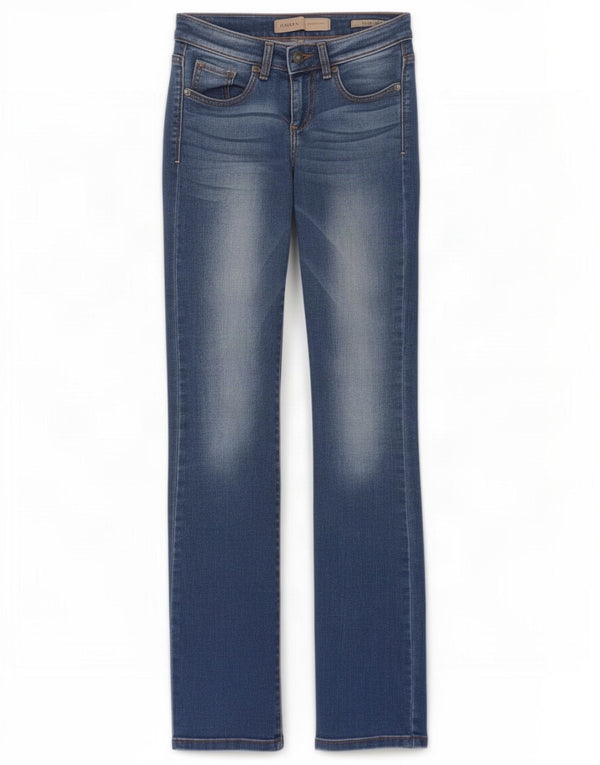Jeans Bootcut da donna a vita media Guess W25 L33 cotone blu