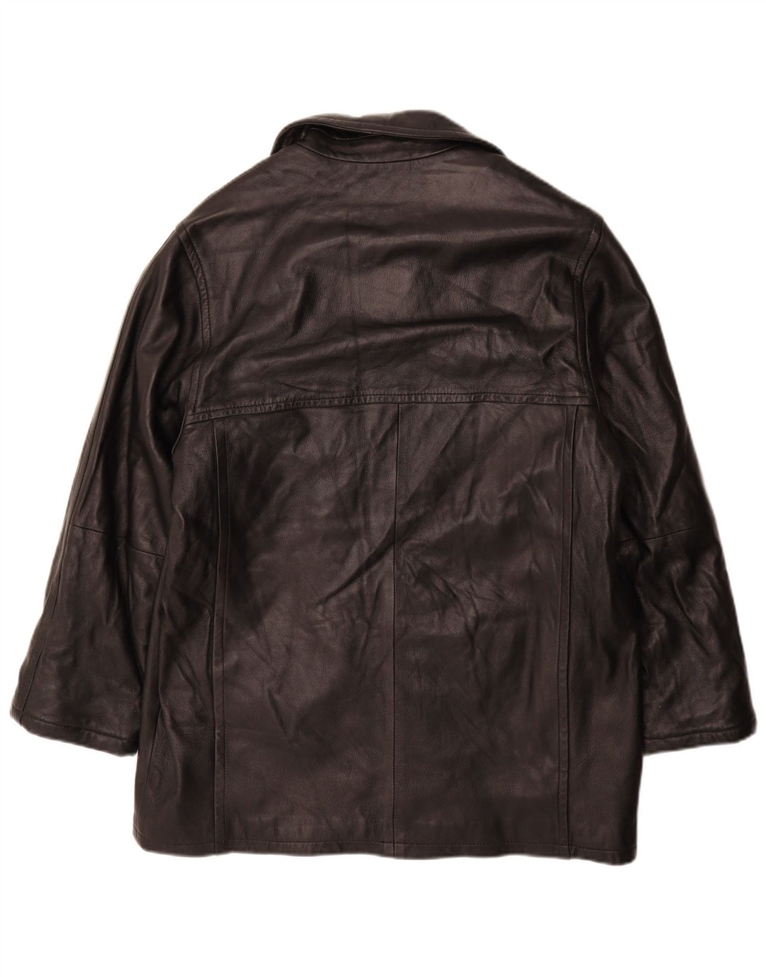 Giacca in Pelle Uomo Dario Vetti IT 50 Large Pelle Nera
