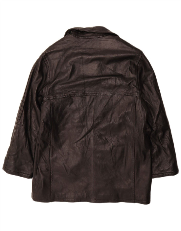 Giacca in Pelle Uomo Dario Vetti IT 50 Large Pelle Nera