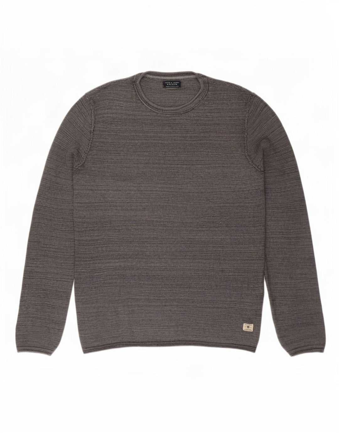 Maglione maglione girocollo da uomo Jack & Jones piccolo cotone grigio