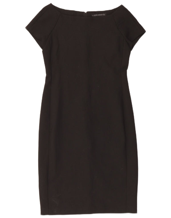 Abito tubino Zara da donna UK 14 grande nero