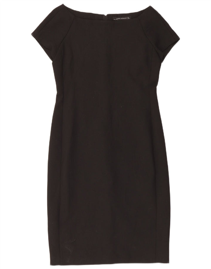 Abito tubino Zara da donna UK 14 grande nero