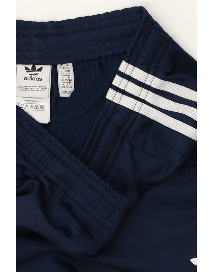 Pantaloni da tuta da ragazzo Adidas Joggers 13-14 anni in poliestere blu navy