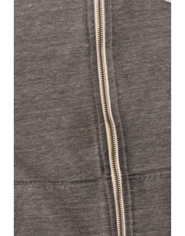 Maglione con cappuccio e zip da uomo Gap in cotone grigio medio