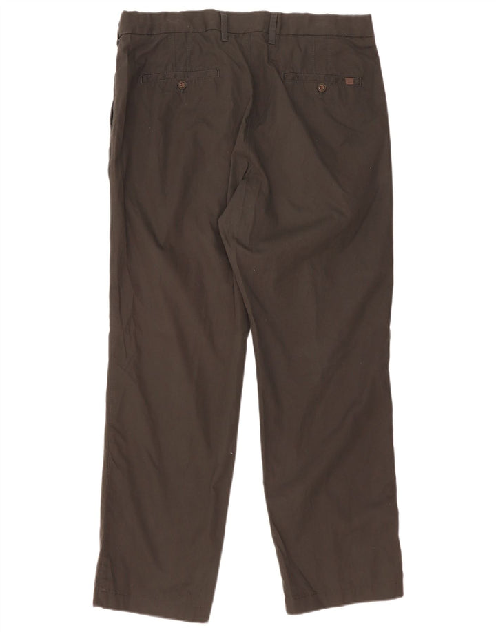 Pantaloni chino vestibilità regolare da uomo Marks & Spencer W36 L29 cotone grigio