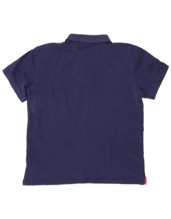 Polo da uomo GANT XL in cotone blu navy