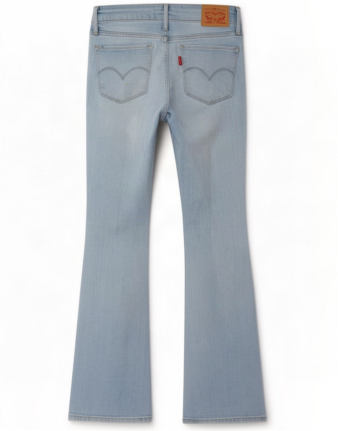 Levi's Jeans bootcut 715 invecchiati da donna W26 L30 cotone blu