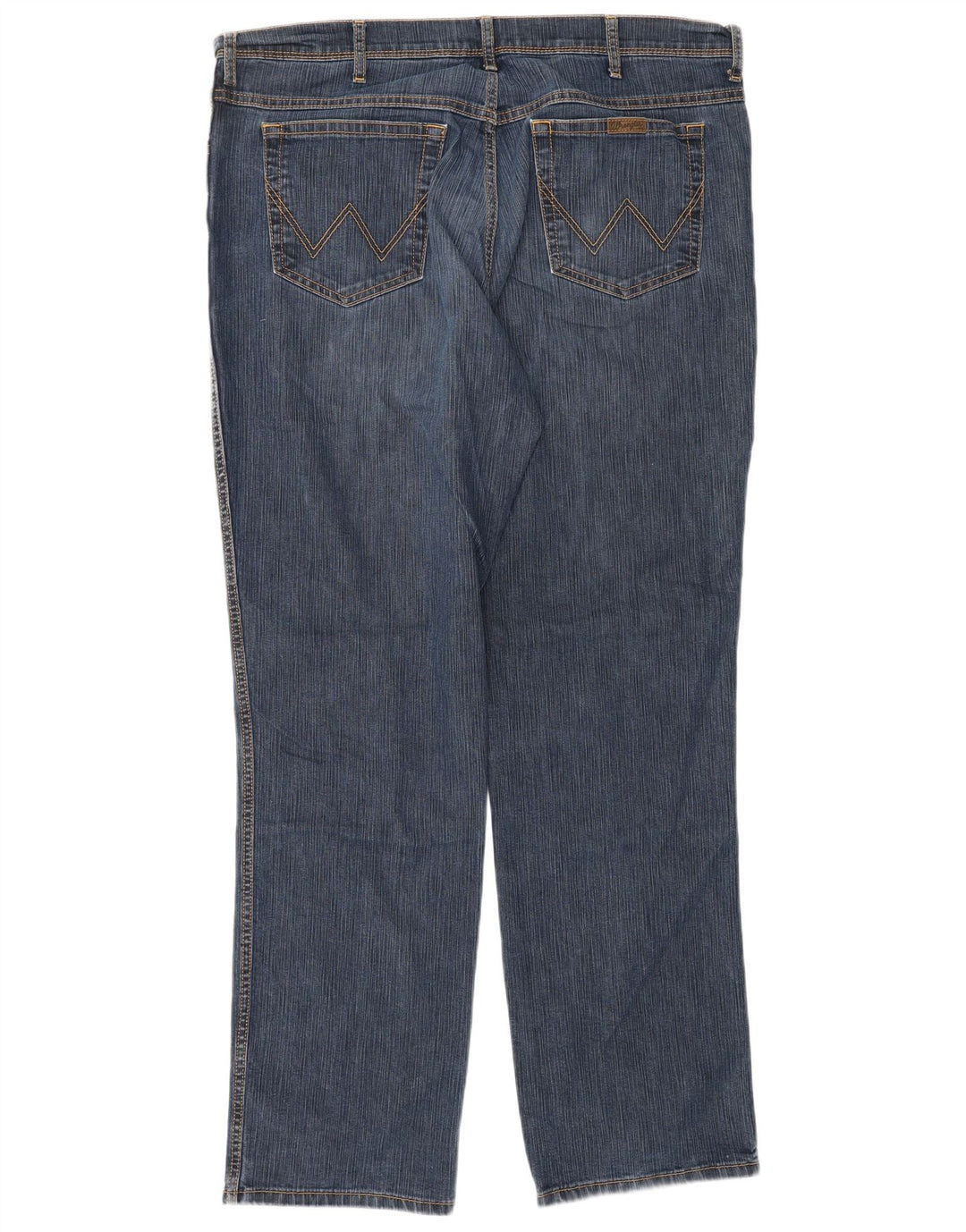 Jeans dritti da uomo vestibilità regolare WRANGLER W40 L34 cotone blu