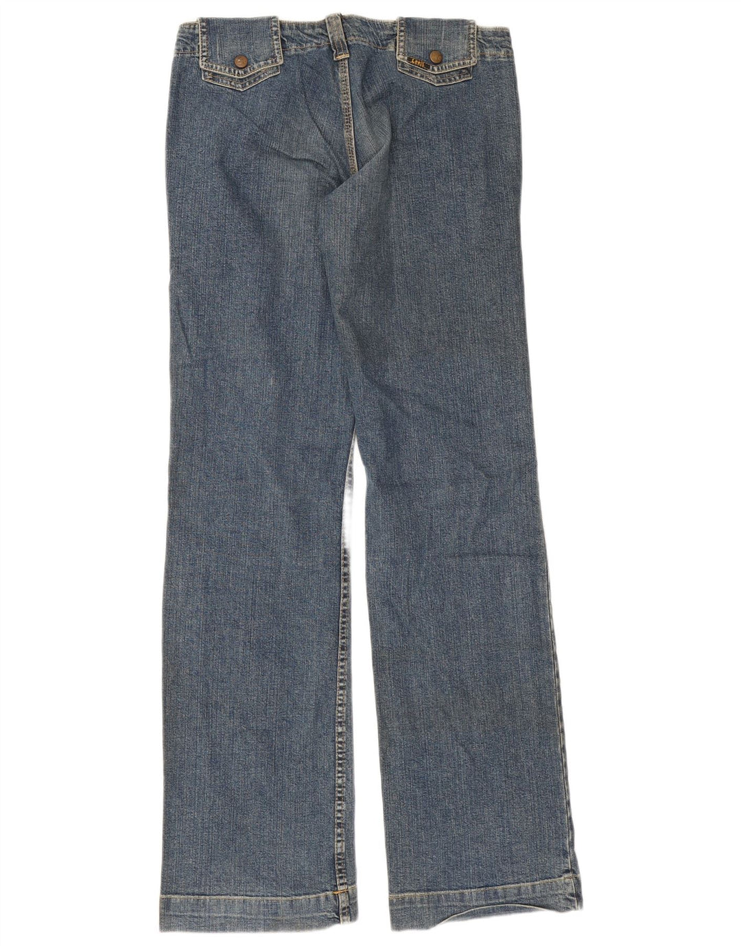 Jeans Lee da donna a gamba larga W28 L30 cotone blu